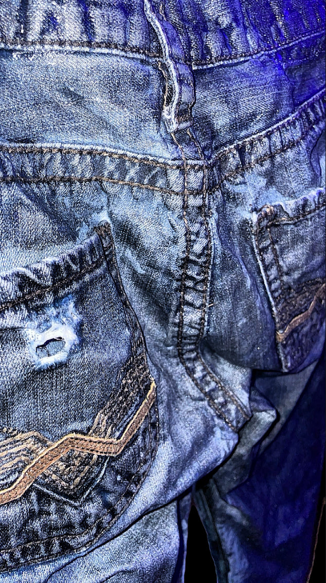 ANNAGENISI WAX DENIM