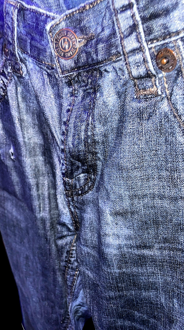 ANNAGENISI WAX DENIM