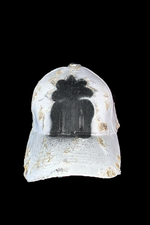 ANNAGENISI Hand Distressed Snapback Hat — 1 of 1