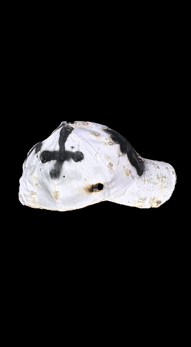 ANNAGENISI Hand Distressed Snapback Hat — 1 of 1