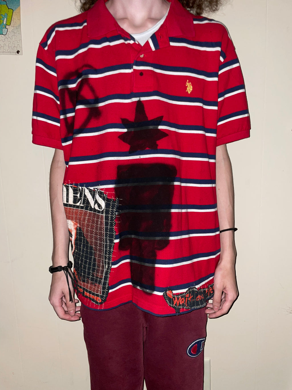 ANAGENNISI × BAD OMENS — 1 of 1 Reworked Polo