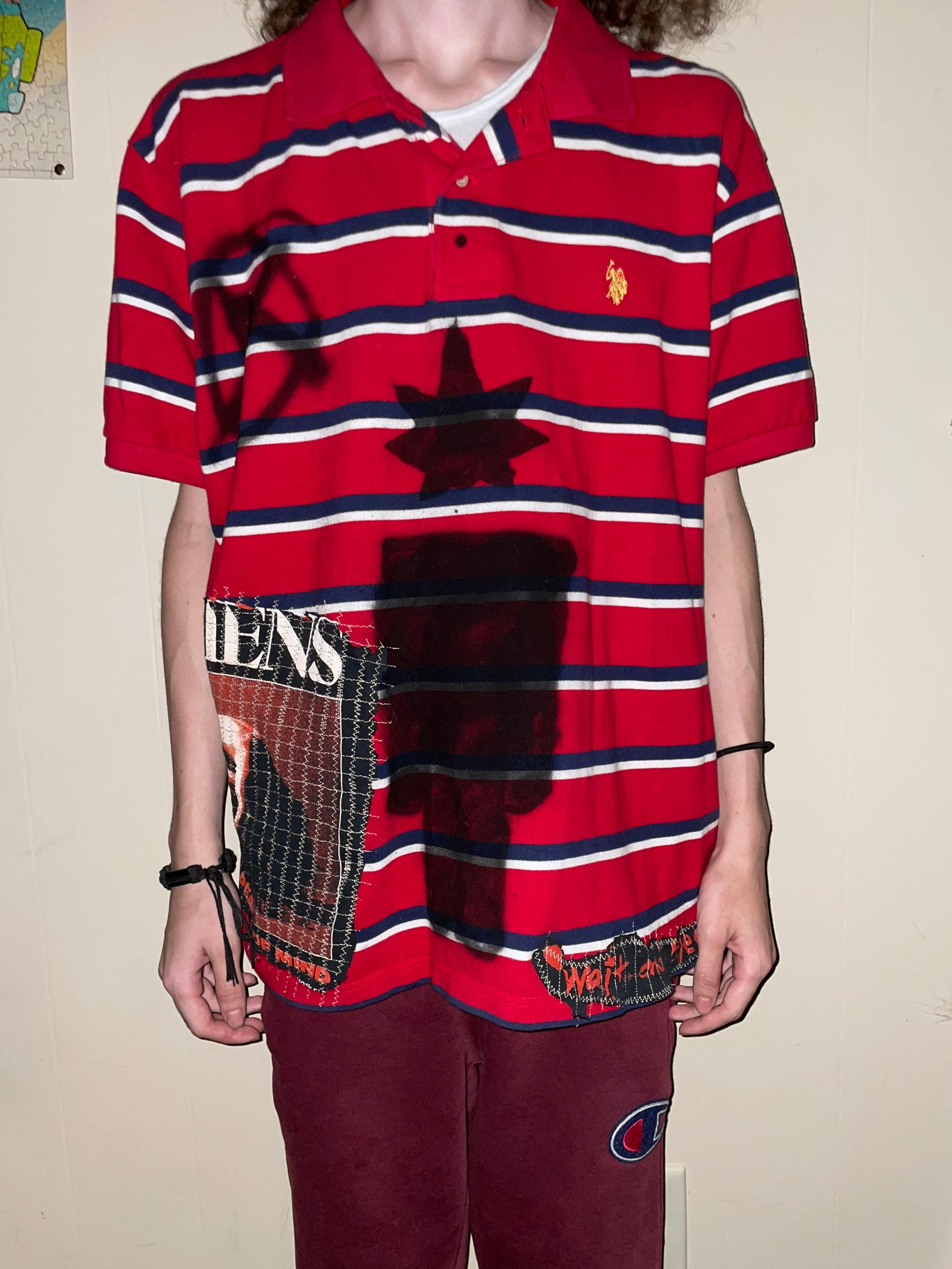 ANAGENNISI × BAD OMENS — 1 of 1 Reworked Polo