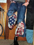 Annagenisi USA Flared Jorts